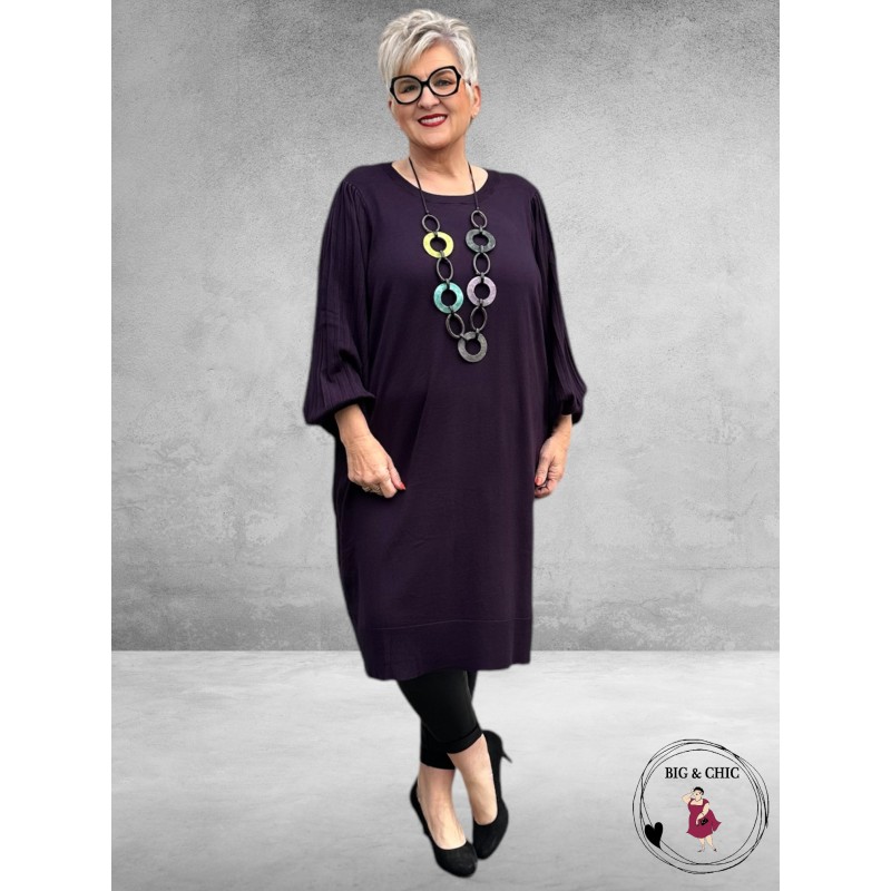 KAFFE CURVE Jurk Loni Dawn Purple