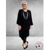 KAFFE CURVE Jurk Loni Black Deep