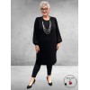 KAFFE CURVE Jurk Loni Black Deep