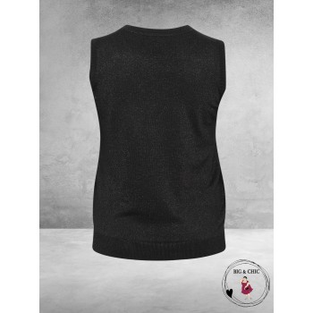 KAFFE CURVE Top Regitta Zwart