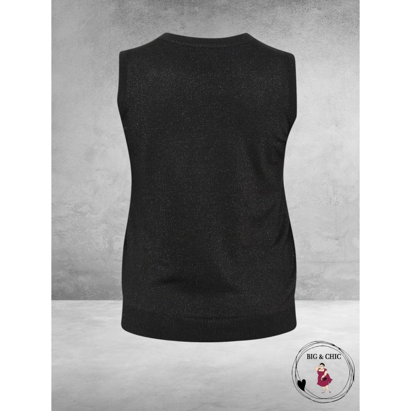 KAFFE CURVE Top Regitta Zwart