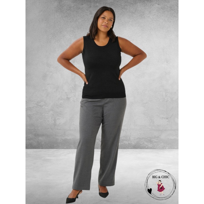 KAFFE CURVE Top Regitta Zwart