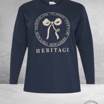 Kaffe Curve Sweatshirt CELINA Midnight Marine