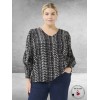 KAFFE CURVE Blouse Alicia Grafische Print