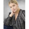 KAFFE CURVE Blouse Alicia Grafische Print