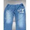 Jog Jeans Met Ster Glitter Patches