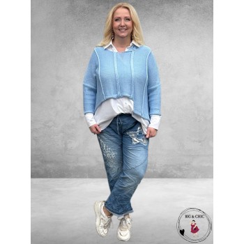Jog Jeans Met Ster Glitter Patches
