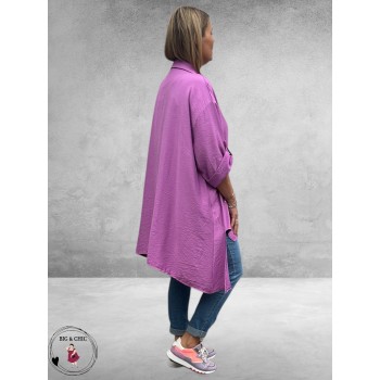 NEW COLLECTION Blouse Hig/Low Lila