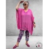 LA CASA Poncho/Tuniek Fuchsia