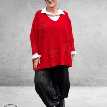 NEW COLLECTION Trui Rood Ster