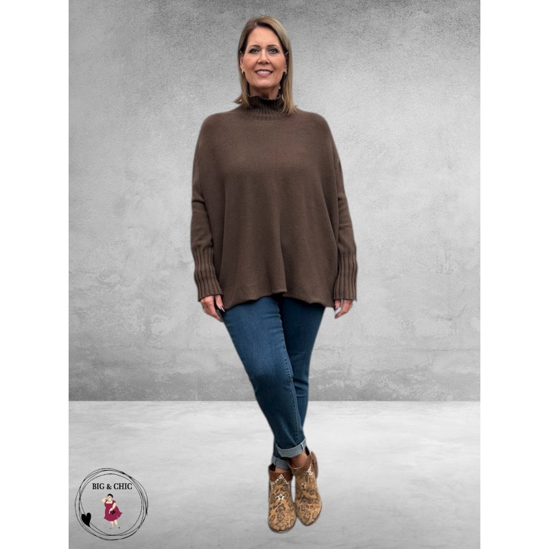 ITALY MODA Trui Choco 