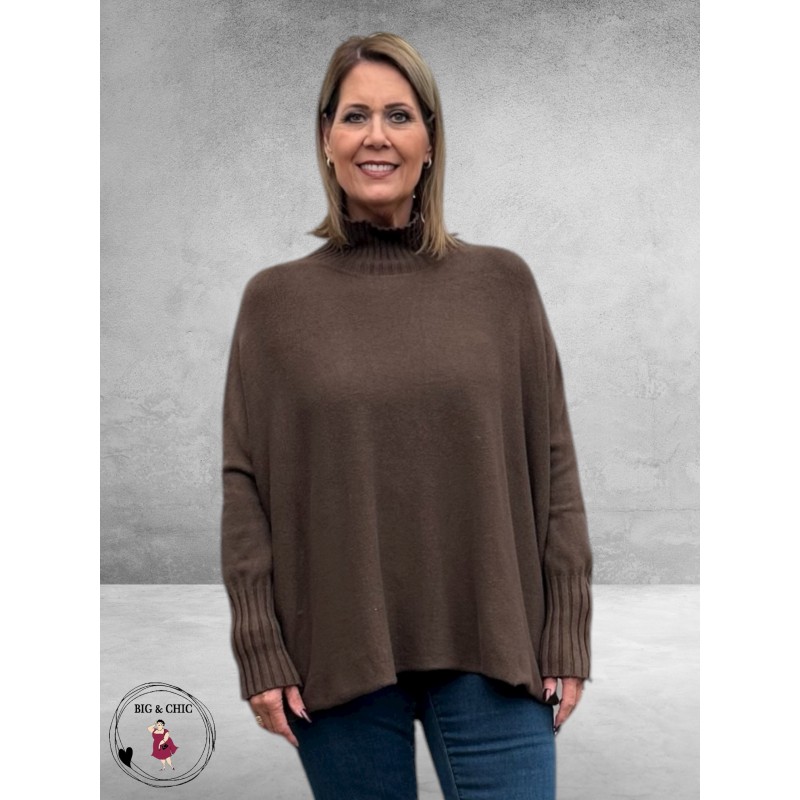 ITALY MODA Trui Choco 