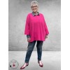 Trui Gebreid Fuchsia Oversize