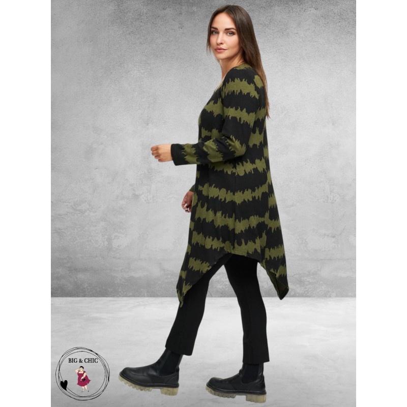 KEKOO Tuniek Olijf Groen/Zwart