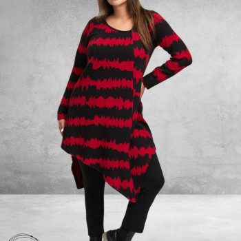 KEKOO Tuniek Rood/Zwart