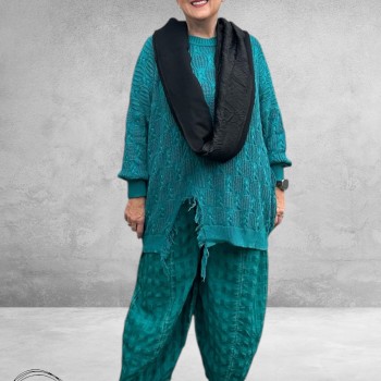 KEKOO Trui Uniek Katoen Smaragdgroen 