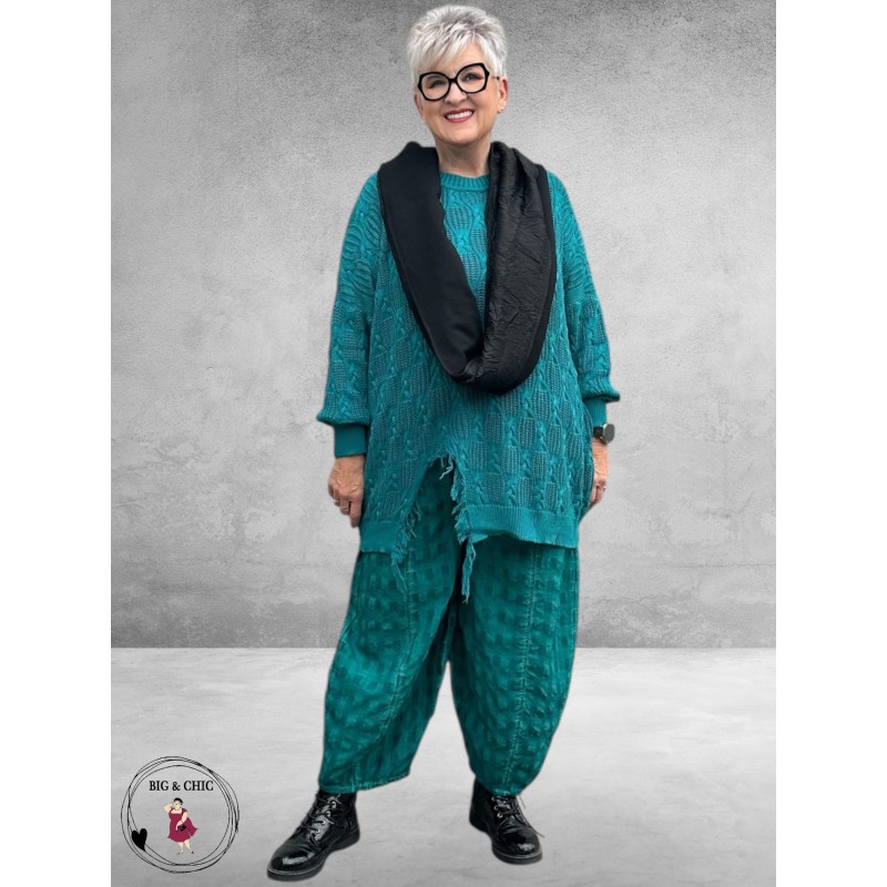 KEKOO Trui Uniek Katoen Smaragdgroen 