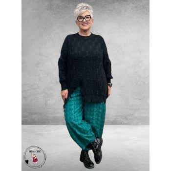 KEKOO Trui Uniek Katoen Zwart