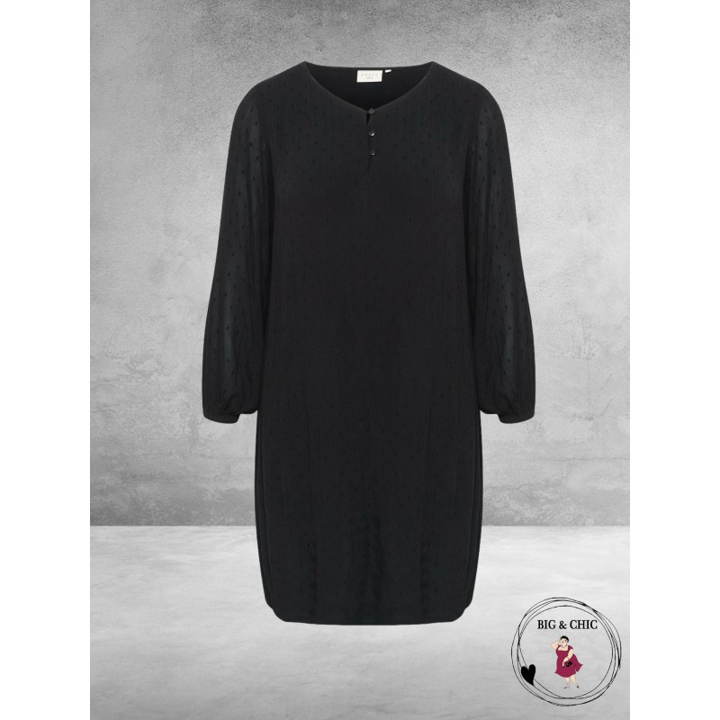 Kaffe Curve Jurk  Wilina Zwart