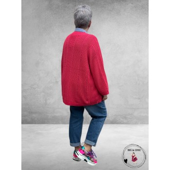 Kaffe Curve Trui Clorry Rasberry