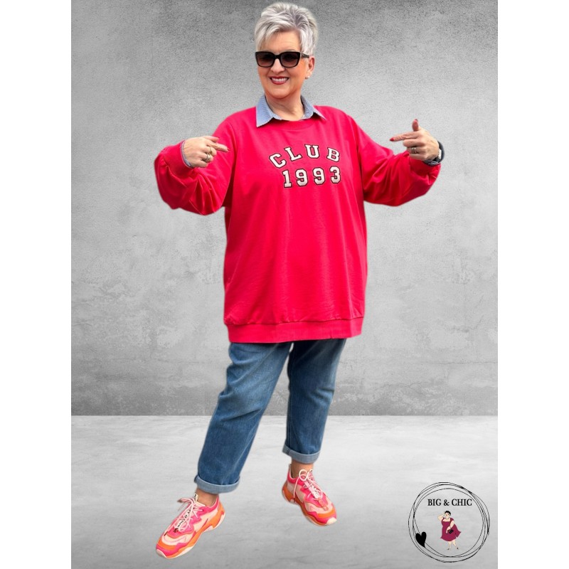 Kaffe Curve Sweatshirt Violi Club 1993