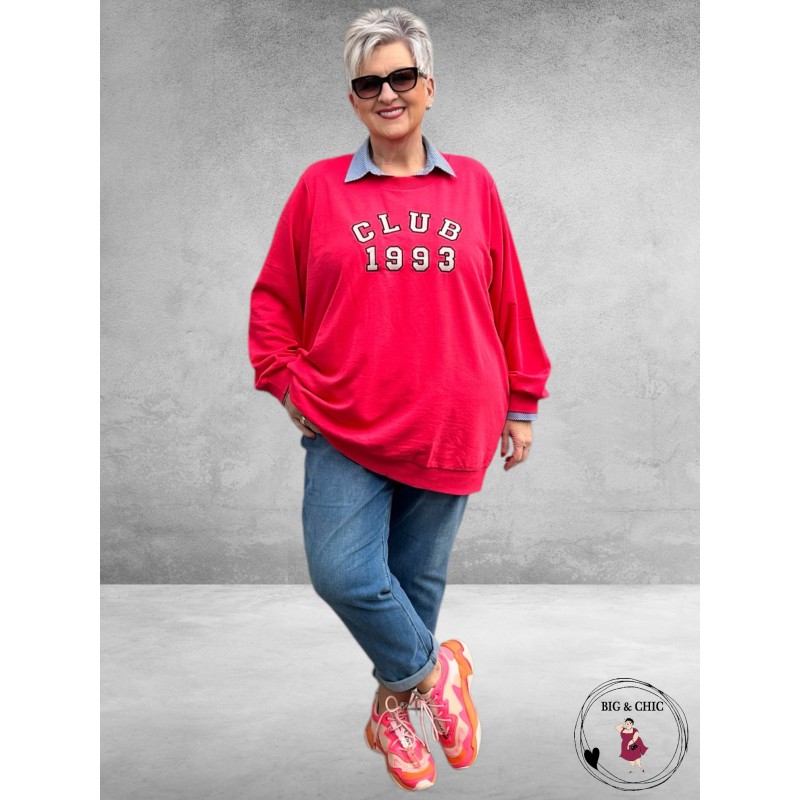 Kaffe Curve Sweatshirt Violi Club 1993