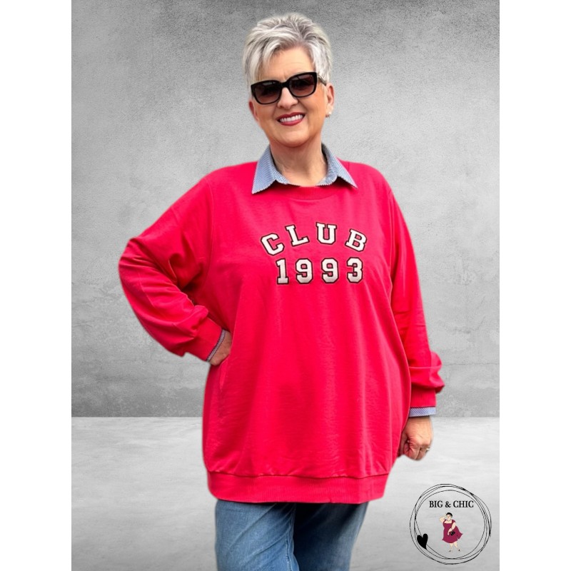 Kaffe Curve Sweatshirt Violi Club 1993