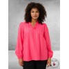 KAFFE Curve Blouse Anni Raspberry