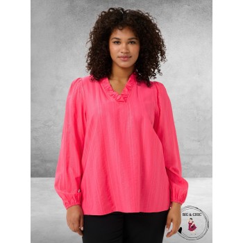 KAFFE Curve Blouse Anni Raspberry