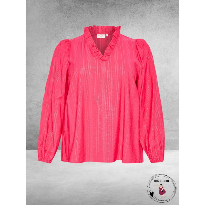 KAFFE Curve Blouse Anni Raspberry