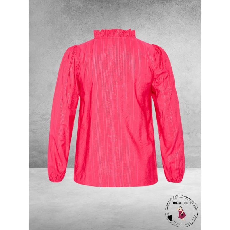 KAFFE Curve Blouse Anni Raspberry