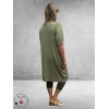 KAFFE CURVE Knit Dress Lizzy Green
