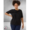 KAFFE CURVE T-shirt Celoisa Zwart