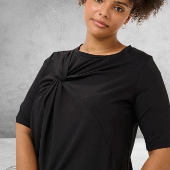 KAFFE CURVE T-shirt Celoisa Zwart