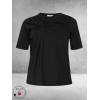 KAFFE CURVE T-shirt Celoisa Zwart