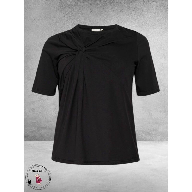 KAFFE CURVE T-shirt Celoisa Zwart