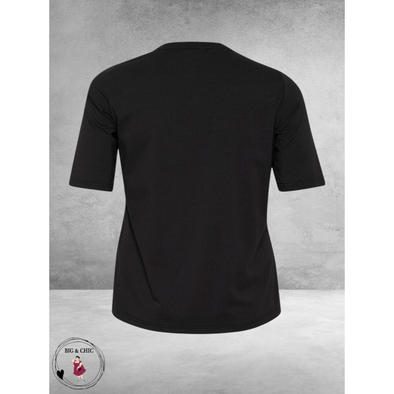 KAFFE CURVE T-shirt Celoisa Zwart