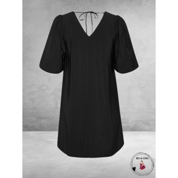 KAFFE Curve Jurk Gabbi Zwart