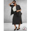 KAFFE CURVE Rok Nana Liah Black Oyster