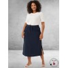 KAFFE CURVE Rok Nana Liah Midnight Marine