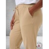 KAFFE CURVE Capri Broek Nana Classic Sand