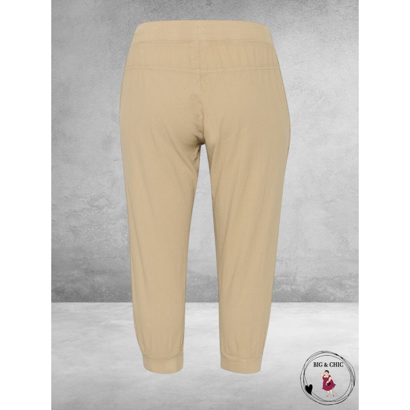 KAFFE CURVE Capri Broek Nana Classic Sand