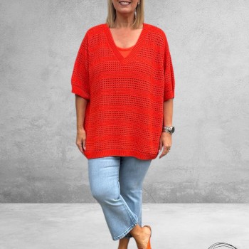 KAFFE CURVE Trui Tenesa Grenadine