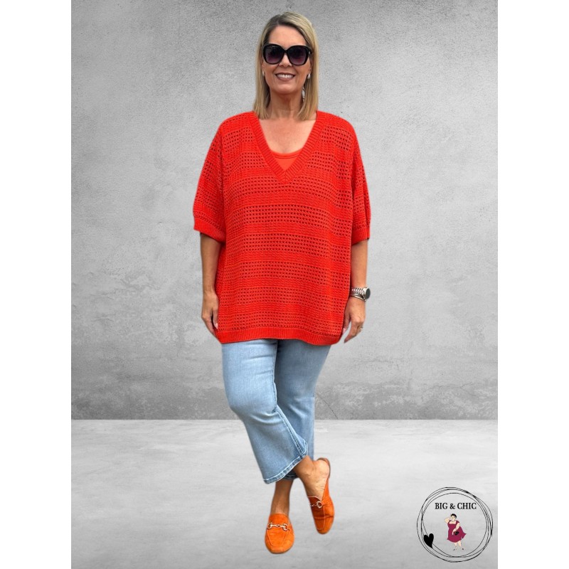 KAFFE CURVE Trui Tenesa Grenadine