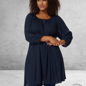 KAFFE Curve Tuniek CAMI SL Midnight Marine