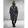 KAFFE CURVE Tuniek/Blouse Sonna Zwart/Wit