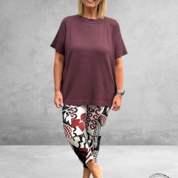 KAFFE CURVE Trui Lizzy Boatneck Fudge