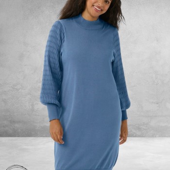 KAFFE CURVE Jurk Lini Bering Sea