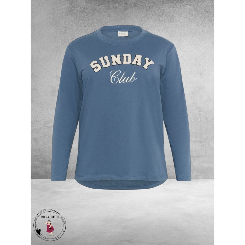 KAFFE CURVE Sweatshirt Sunday Club