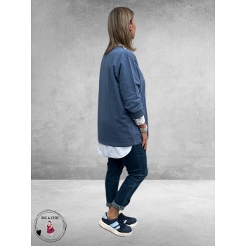 KAFFE CURVE Sweatshirt Sunday Club